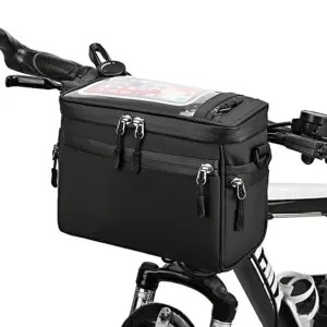 bolsa de guidão de bicicleta