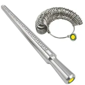 anel medidor de dedo mandril de metal