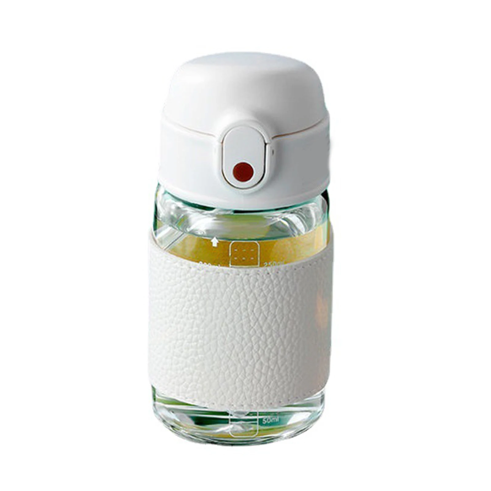 Copo de Vidro com Canudo Portátil Rosa 360ml - Imagem 6