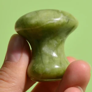 massageador facial pedra natural cogumelo