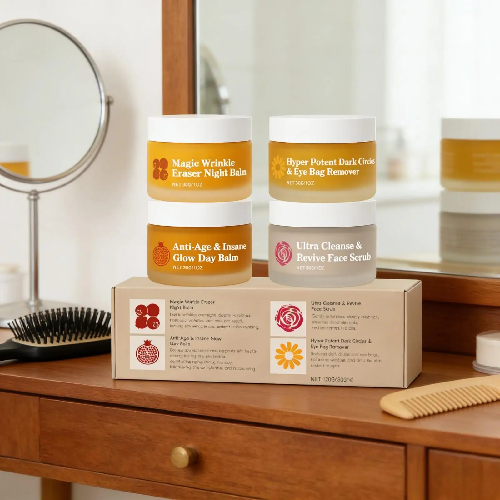 creme facial dia e noite