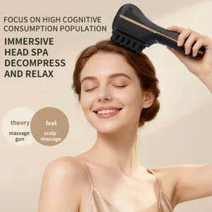 massageador de couro cabeludo vibratório