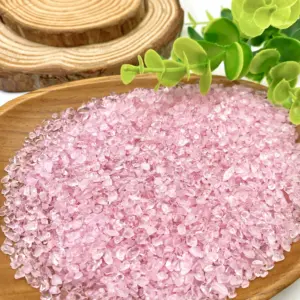 pedras naturais de quartzo rosa