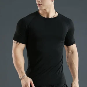camisa compressão masculina manga curta fitness