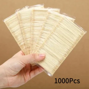 palito de dente bambu dupla ponta