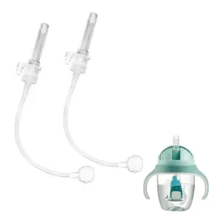 acessórios de palha de silicone infantil