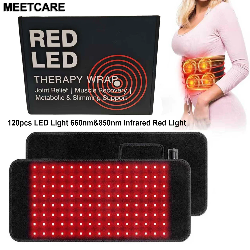 cinto luz infravermelha led 120 leds