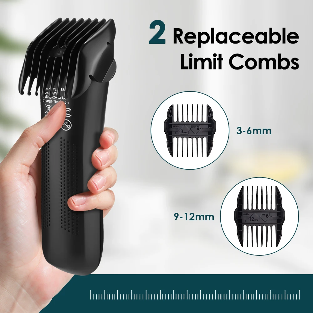 Aparador de Pelos Corporal Masculino com Lâmina de Cerâmica - Imagem 2