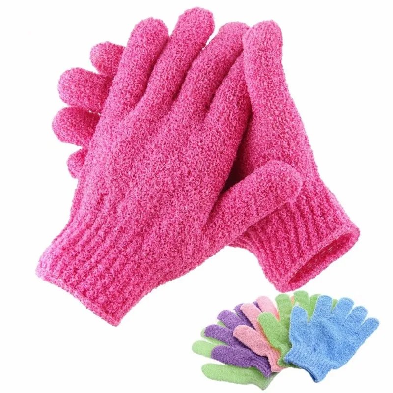 Luva Esfoliante Corporal Nylon Roxo - Imagem 3