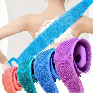 cinto de banho esfoliante de silicone