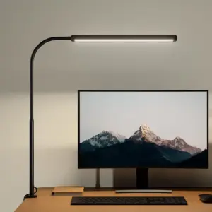 candeeiro de mesa led com braçadeira