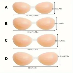 sutiã adesivo de silicone push up