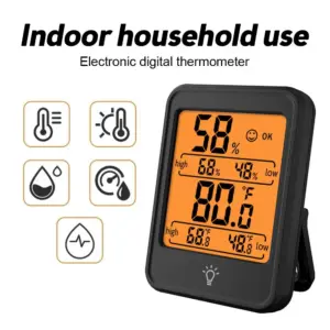 higrômetro digital LCD