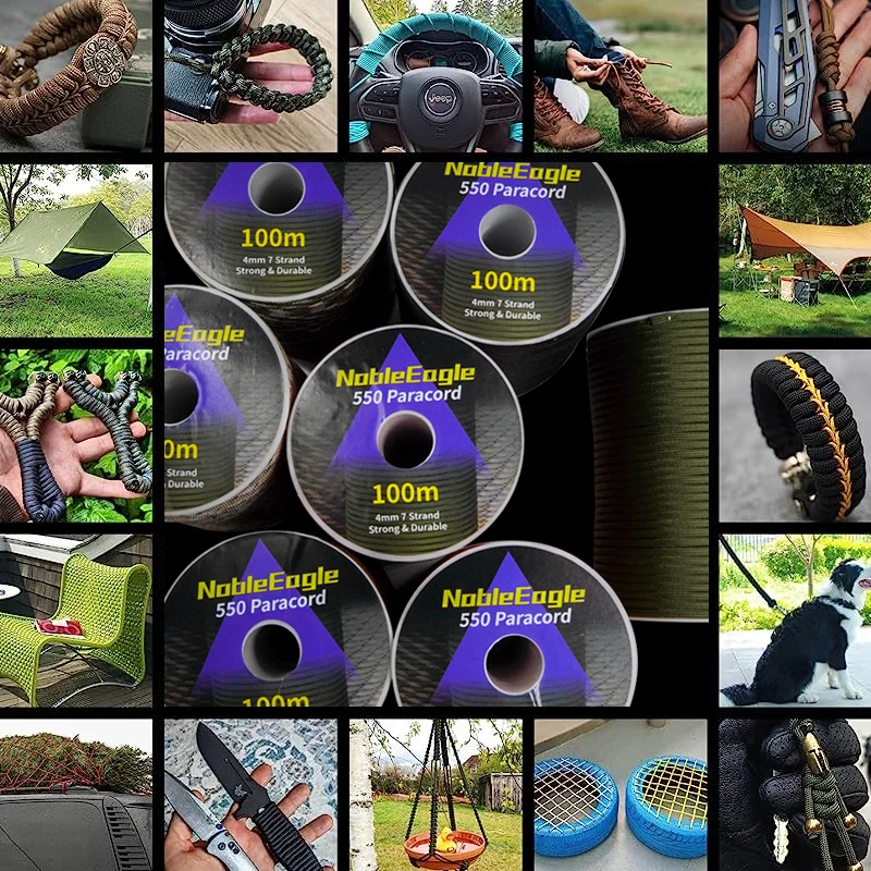 Corda Paracord 550 Militar 7 Fios 4mm - Imagem 2