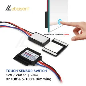 controlador led espelho sensor toque