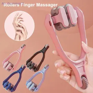 massageador de dedos com rolo duplo