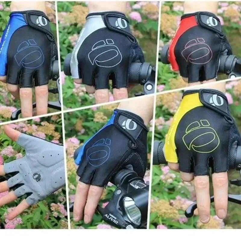 Luvas de Ciclismo Meio Dedo Antiderrapante com Gel - Imagem 6