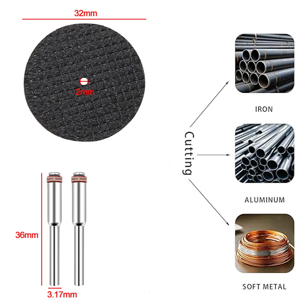 Kit 31 Discos de Corte Diamantados HSS Resina para Ferramenta Rotativa - Imagem 5
