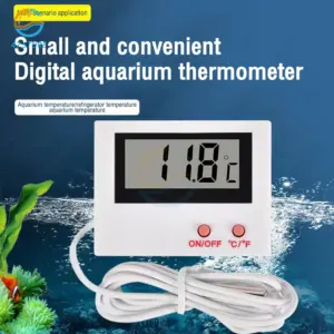 termômetro digital lcd sonda sensor