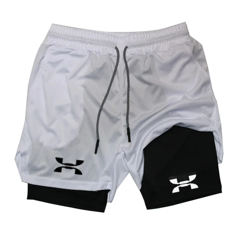 Shorts de Corrida Masculino 2 em 1 Secagem Rápida - Imagem 4
