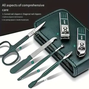 conjunto de tesouras de unhas