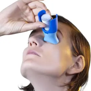 suporte de gotas para os olhos reutilizável