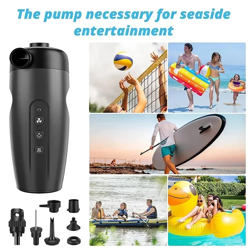 Bomba de Ar Elétrica Portátil 20 PSI para SUP e Barco - Imagem 4
