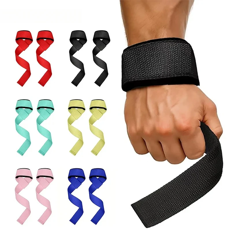 Cinta de Pulso Fitness Ajustável Antiderrapante para Treino - Imagem 2