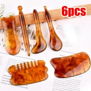 placa gua sha resina corporal
