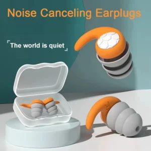tampões de ouvido de silicone cancelamento de ruído