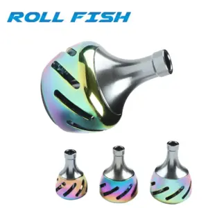 botão de metal carretel de pesca