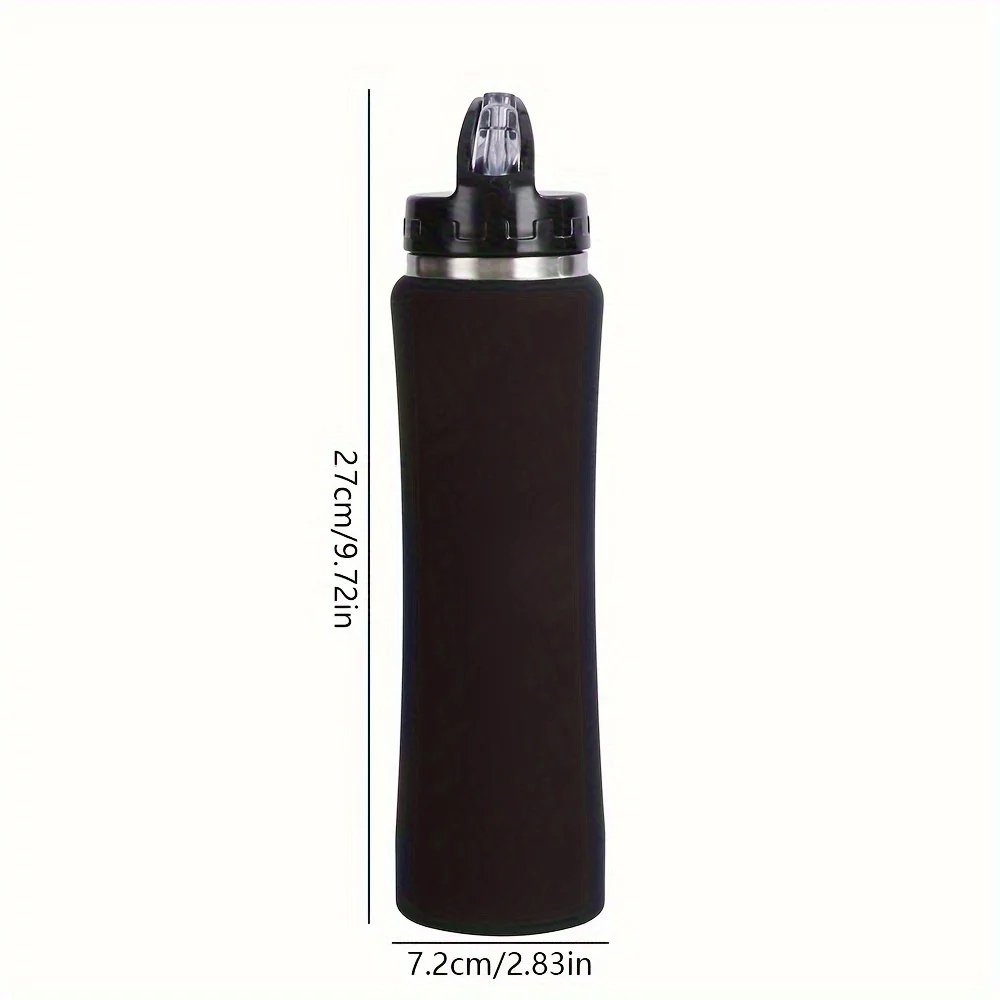 Garrafa de Água Aço Inox Isolada com Canudo - Imagem 5