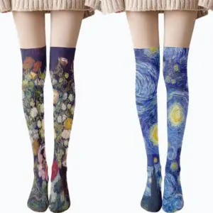 meias acima do joelho van gogh