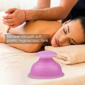 kit ventosa de silicone facial redonda