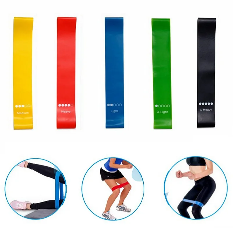 Faixa Elástica TPE para Fitness e Yoga Preta - Imagem 5