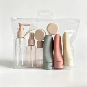 conjunto de frascos de viagem