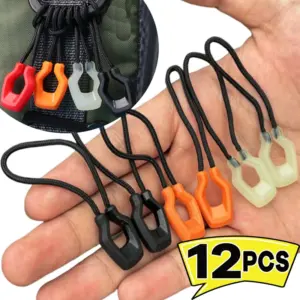 argola para zíper que brilha no escuro