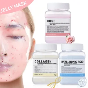 máscara facial em pó gel