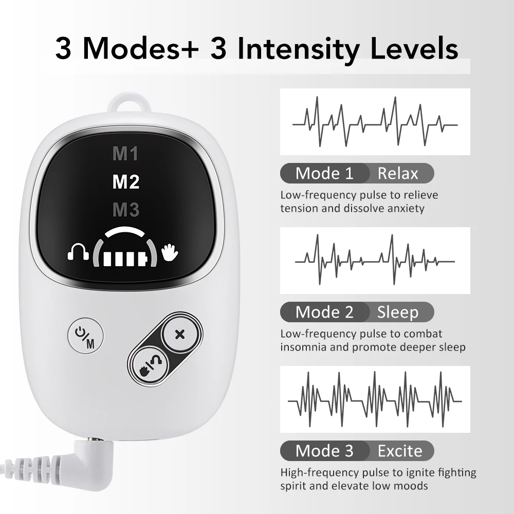 Dispositivo Portátil CES Auxílio Sono Smart Sleeper Branco - Imagem 3