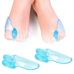 separador de dedos de silicone gel