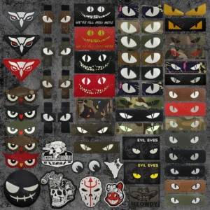 patch tático olhos de diabo de gato