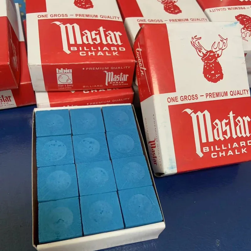 Giz de Bilhar Master Chalk 12 Peças para Taco - Imagem 3
