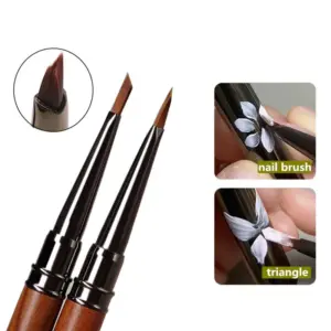 escova triangular para unhas