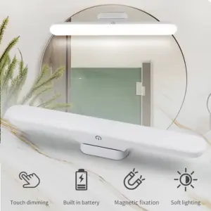 lâmpada led magnética usb recarregável