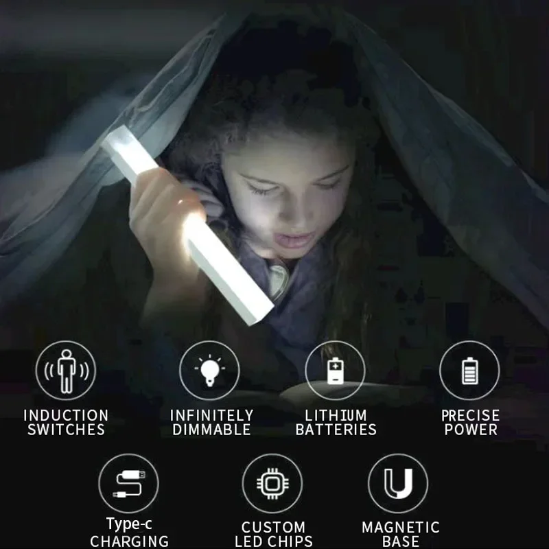 Luz Noturna LED Recarregável com Sensor de Movimento - Imagem 5