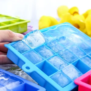 forma de gelo quadrada de silicone