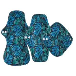 absorventes menstruais reutilizáveis de bambu