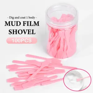 mini espátula cosmética descartável