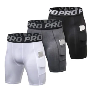 shorts de compressão masculino com bolsos