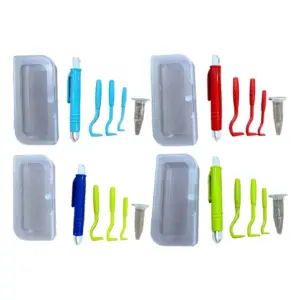 conjunto de pinças removedoras de carrapatos para animais
